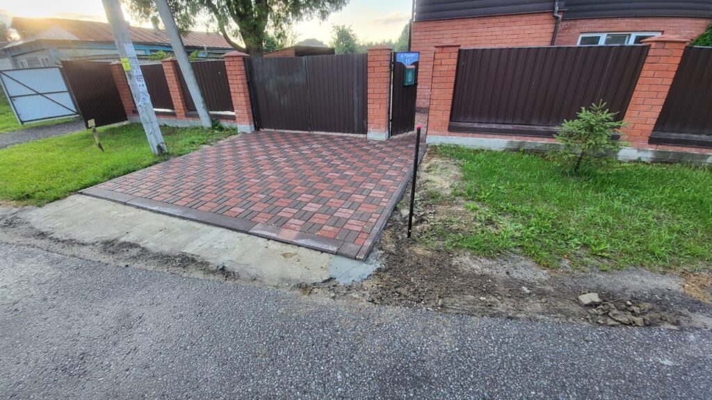 укладка тротуарной плитки
